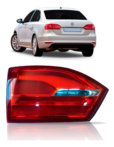 Lanterna Jetta Tampa Mala 2011 2012 2013 Esquerdo Vermelho