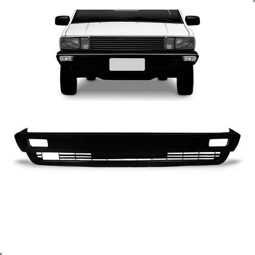 Parachoque Dianteiro Para Santana Gls 1987 1988 1989 1990 Preto
