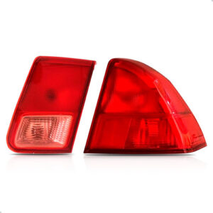 Jogo De Lanterna Civic 2001 A 2003 Vermelha