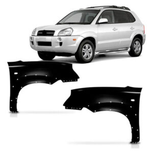 Par Paralama Com Furo Alargador Tucson 2005 A 2016