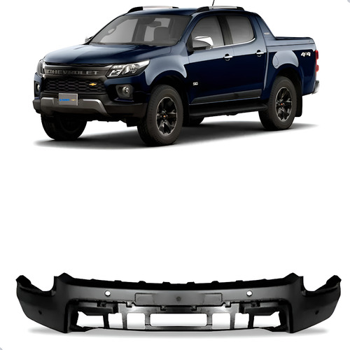 Envolvente Dianteiro S10 2021 2022 A 2024 Inferior 1a Linha  Preto