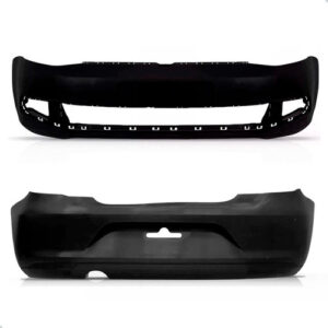 Parachoque Dianteiro E Traseiro Vw Gol G6 Gvi 2013 A 2016 Preto