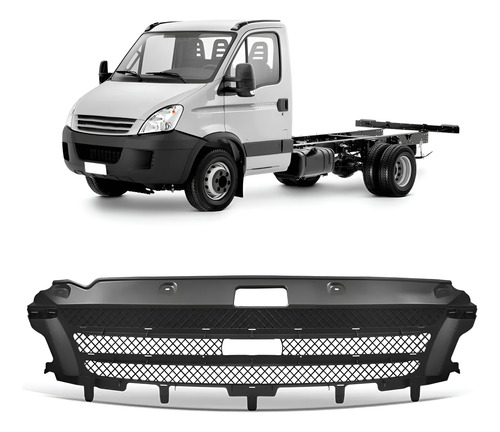 Tela Frontal Radiador Daily 2008 A 2013 Interna Preto