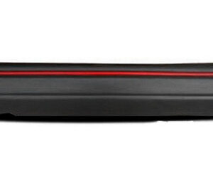 Parachoque Traseiro Escort Xr3 Preto 87/94 C/ Friso Vermelho