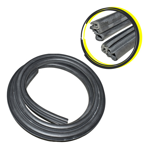 Borracha Portas Laterais Uno 10 Em Diante