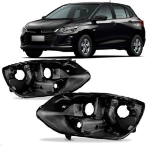 Par Carcaça Farol Onix 2020 A 2024 Modelo Com Projetor