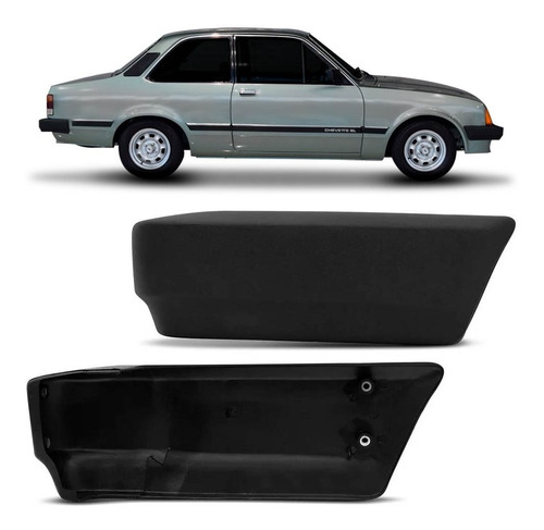 Par Ponteira Polaina Dianteira Chevette 1983 84 85 86 Preto
