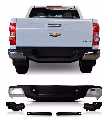 Parachoque Traseiro S10 2012/2016 1a Linha