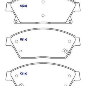 Pastilha Dianteira Tracker 1.8 / 2.0 16v 4x2 2014 Em Diante