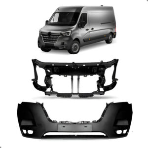 Kit Parachoque Painel Frontal Para Master 2022 A 2025 Preto