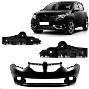 Envolvente Dianteiro Sandero E Logan 2015 A 2018 1a Linha  Preto
