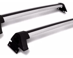 Rack De Teto Para Renault Sandero 2007 A 2023 Alumínio Prata Prata