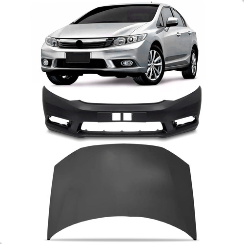 Capo E Parachoque Honda New Civic 2012 A 2016