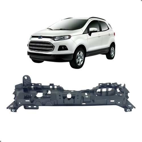 Painel Dianteiro Superior Para Ecosport Kinetic 2013 A 2017 Preto
