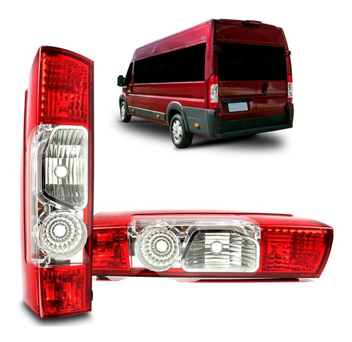Par Sinaleira Traseira Fiat Ducato 2018 A 2019 Bicolor