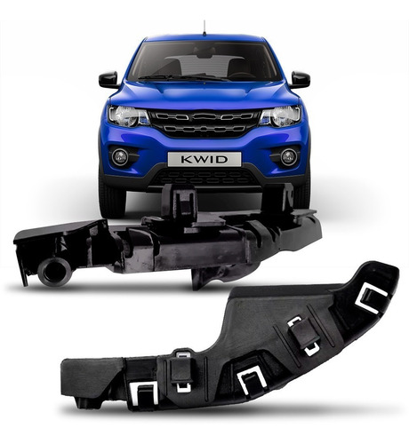 Jogo Guia Parachoque Dianteiro Renault Kwid 2017 2018 2019