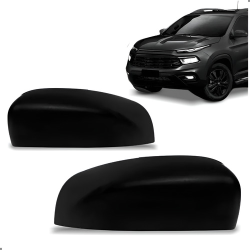 Par Capa Retrovisor Para Toro 2016 A 2026 Texturizada Ambos Lados