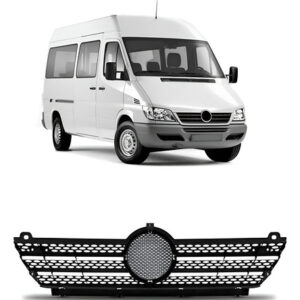 Tela Frontal Radiador Preta Sprinter 2003 Até 2011 Preto