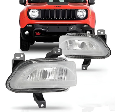 Par Sinaleira Seta Parachoque Jeep Renegade 2015 16 17 2018