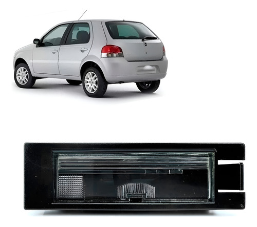 Lanterna Placa Uno Palio Fire 2004/2010 C/ Soquete 1ª Linha