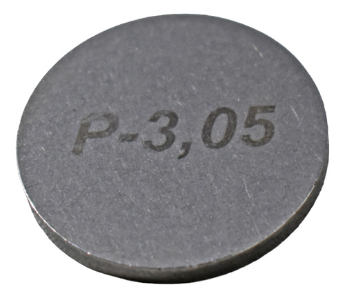 Pastilha Reguladora Valvula Medida 3.05 Mm Passat Parati