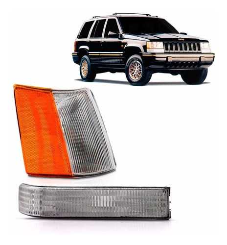 Kit Lanterna Sinaleira Grand Cherokee 93 94 95 96 97 Direito Cristal