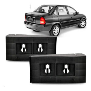 Par Guia Parachoque Traseiro Corsa Sedan 1994 A 2000