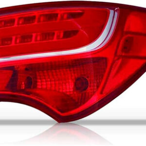 Par Sinaleira Traseira Santa Fe 2014 2015 2016 Canto Com Led Vermelho