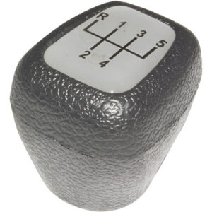 Manopla 5 Marchas Acrilico Prata Monza Kadett Preto