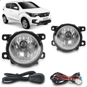 Kit Farol Milha Auxiliar Mobi 2016 A 2022 Sem Grade