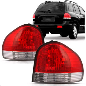 Par Sinaleira Traseira Para Hyundai Santa Fe 2004 Até 2006 Vermelho