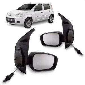 Par Retrovisor Externo Para Uno 2011 A 2014 Com Controle