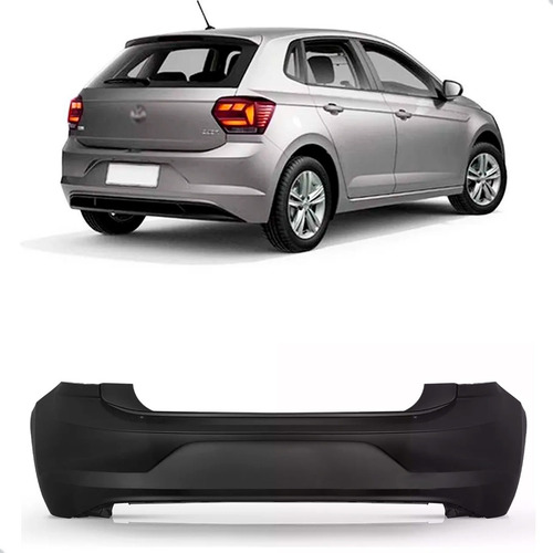 Parachoque Traseiro Polo Hatch 2017 2018 2019 20 21 2022