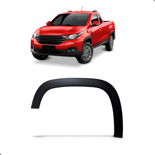 Moldura Do Paralama Dianteiro Para Strada 2020 2021 A 2026 Esquerdo Motorista