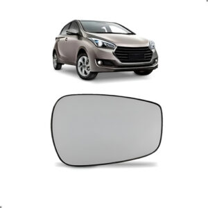 Lente Retrovisor Para Hb20 2013 2014 2015 A 2019 Direito