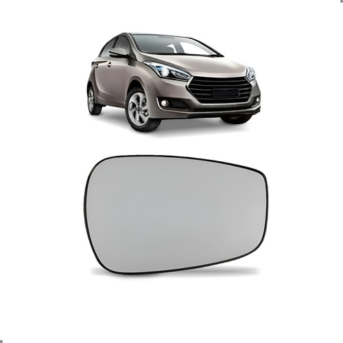 Lente Retrovisor Para Hb20 2013 2014 2015 A 2019 Direito