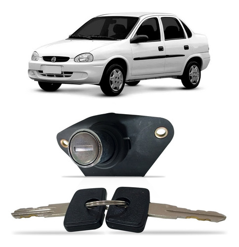 Cilindro Do Porta Malas Botao C / Chave Mec Corsa Classic --