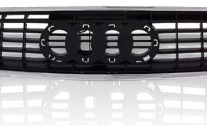 Par De Grade Para Audi A4 2002 A 2004 Superior E Inferior Preto