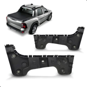 Par Suporte Guia Oroch 2015 A 2022 Parachoque Traseiro