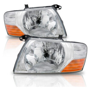 Par Farol Pajero Full 2003 2004 2005 2006 2007  Cromado Direito E Esquerdo