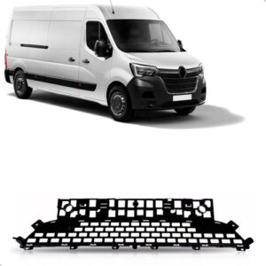 Tela Frontal Parachoque Dianteiro Master 2022 A 2024 Central Preto