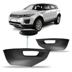 Par Moldura Parachoque Range Rover Sport 2015 A 2018 C Furo Preto