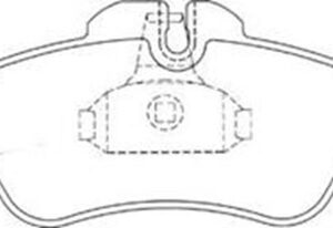 Pastilha Dianteira Sprinter 2 E 3 Toneladas 2000 Em Diante