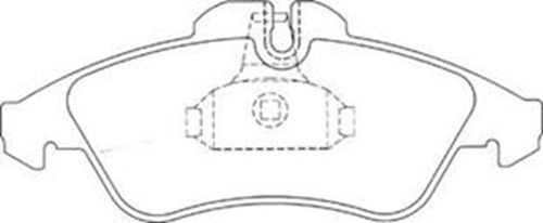 Pastilha Dianteira Sprinter 2 E 3 Toneladas 2000 Em Diante