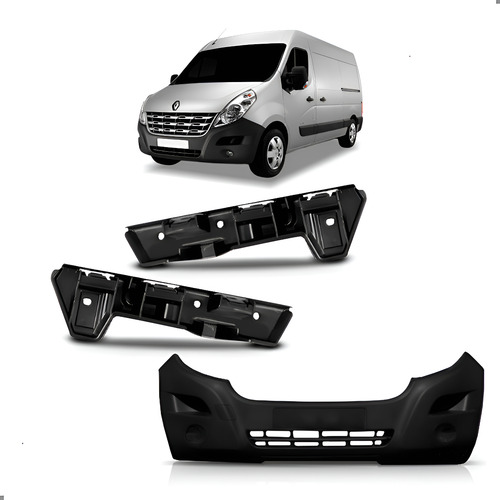 Parachoque Para Master 2013 2014 A 2022 Dianteiro 1a Linha  Preto