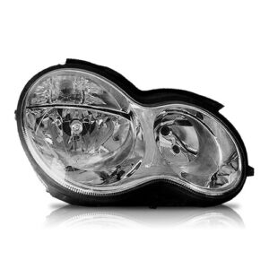 Farol Mercedes W203 2004 2005 2006 2007 Liso 1ª Linha Direito/passageiro