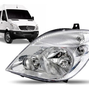 Farol Sprinter 2012 A 2016 Com Aux Com Motor 1ª Linha - Esquerdo/motorista