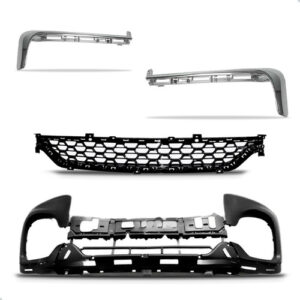 Kit Parachoque Tiggo 8 2021 A 2025 Com Grade E Frisos