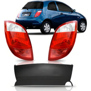 Kit Ford Ka 2001 A 2006 Par Lanterna + Parachoque Traseiro