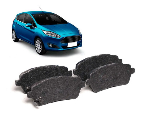 Kit Pastilha Dianteira Fiesta 1.6/ 1.5 2010 Em Diante